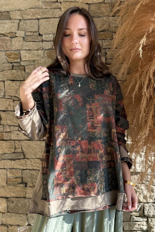 Jackanory Dream Sweatshirt Taupe 